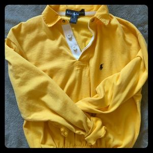 Vintage Ralph Lauren Three Button Long Sleeve Crop